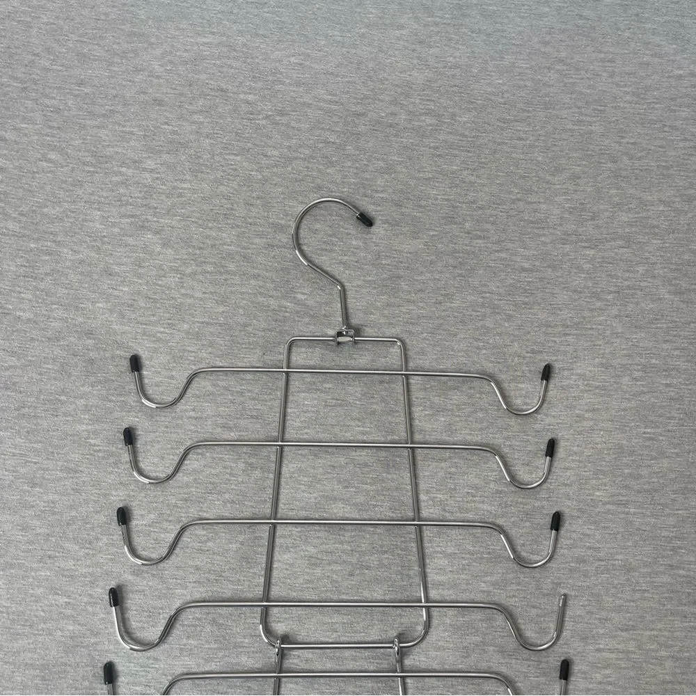 Ideal Life Silver Metal Tank Top Organizer Closet Hanger